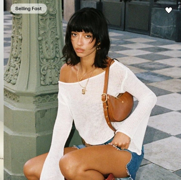 Princess Polly NWTs Cafe Pari Sweater - Picture 7 of 11